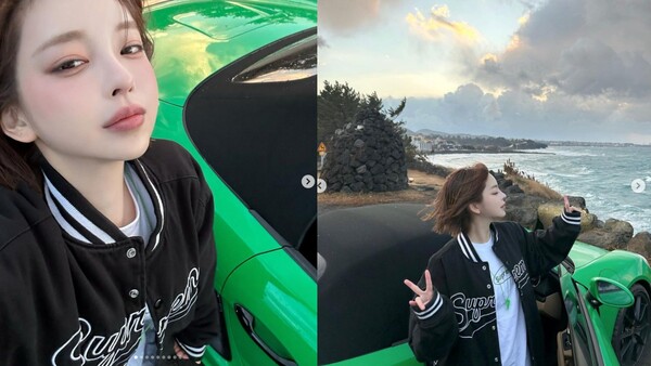 태리태리 강태리 열애설 포르쉐 타고 제주도로 슝 떠났다 - 더데이즈
